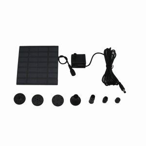 Black Solar Power Floating Fountain Water Pump Fountains Waterfalls Pump Aquarium Pool Pond Pump Garden Decoration