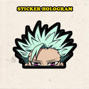 Stiker Hologram Ban nanatsu no taizai ukuran 8 cm