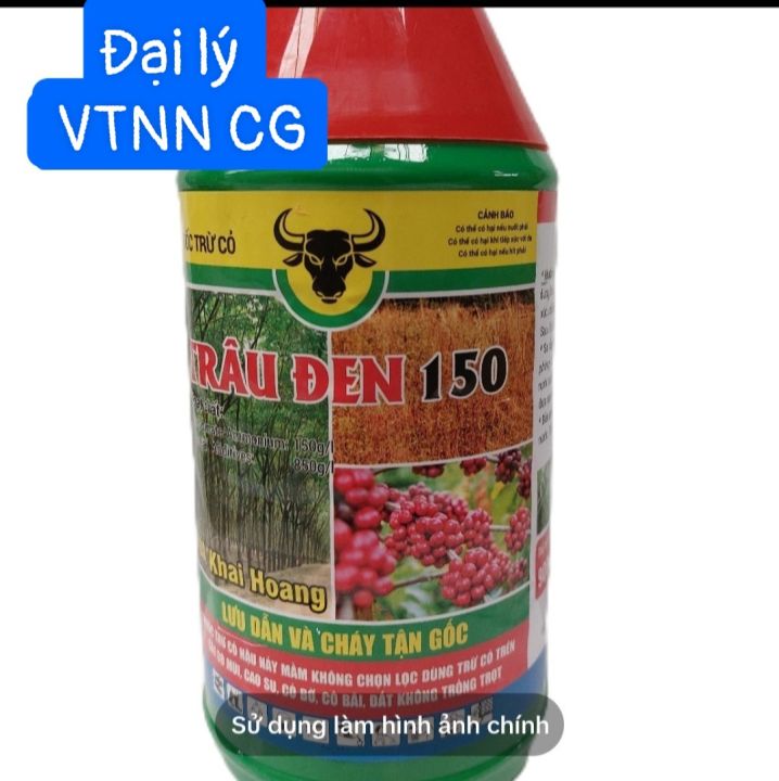 Thuốc trừ cỏ TRÂU ĐEN Chai 900ml Kenbast 150sl Vua lưu dẫn tận gốc các ...