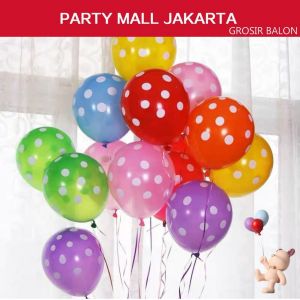 Balon Latek Polkadot 12 Inch Mix (1 PCS)  / Balon Latek Polkadot Random
