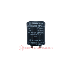 Capasitor Kapasitor Motor Starting 40uF 160V-AC SANYO