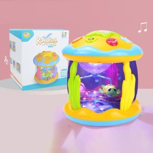 Baby Toys 1-3 Years Babies Ocean Light Rotary Projector Musical Toys Montessori Early Educational Sensory Toys for Toddler Gifts2026