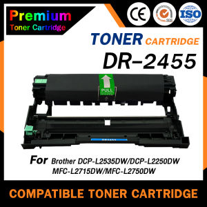 HOME dr2455 DR2455 DR-2455 2455 D2455 D-2455 DRUM ดรัม เครื่องพิมพ์ที่รองรับ Brother HL-2370 Brother MFC-L2715DW Brother MFC-L2770DW