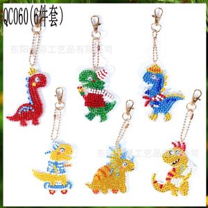 [IQ TOYS] Kids Creative Diamond Painting Keychain Kits DIY Decoration