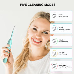 Electric ToothbrushStain Removal With Freebies Heads 5 Modes Tooth Care USB Charging