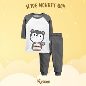 Kennai Setelan Long Sleeve RAGLAN ANIMAL KAWAI Series 1-12th