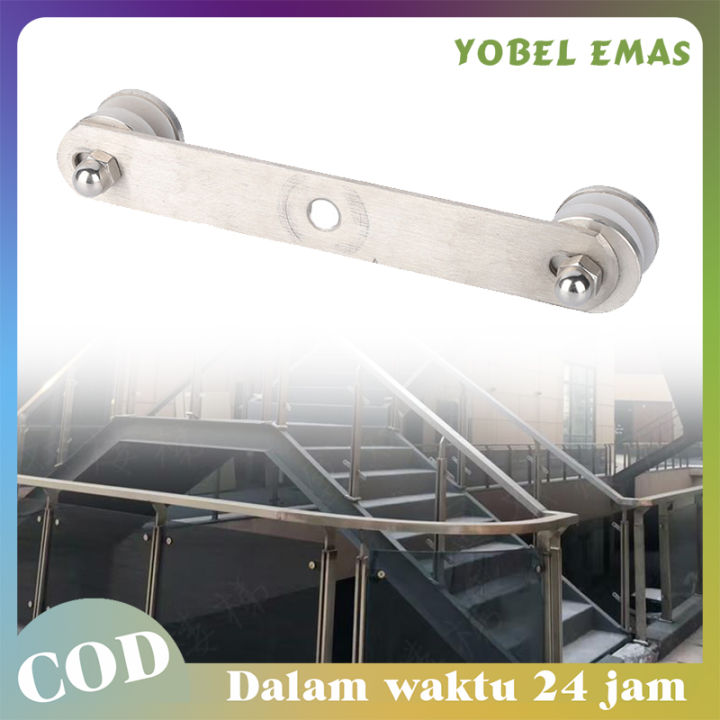 Penjepit Kaca Stainless Railing Kaca Plat Railing Kaca Sayap Tiang ...
