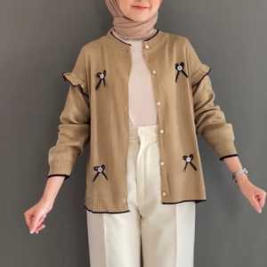 CARDIGAN RAJUT WANITA POPPY CADY KNIT I CARDIGAN VITA MODEL TERBARU ALA KOREAN