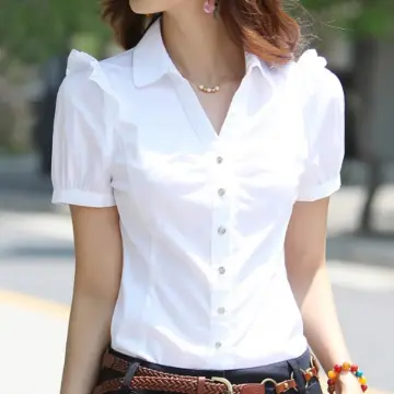 Chinese collar formal shirts for ladies online