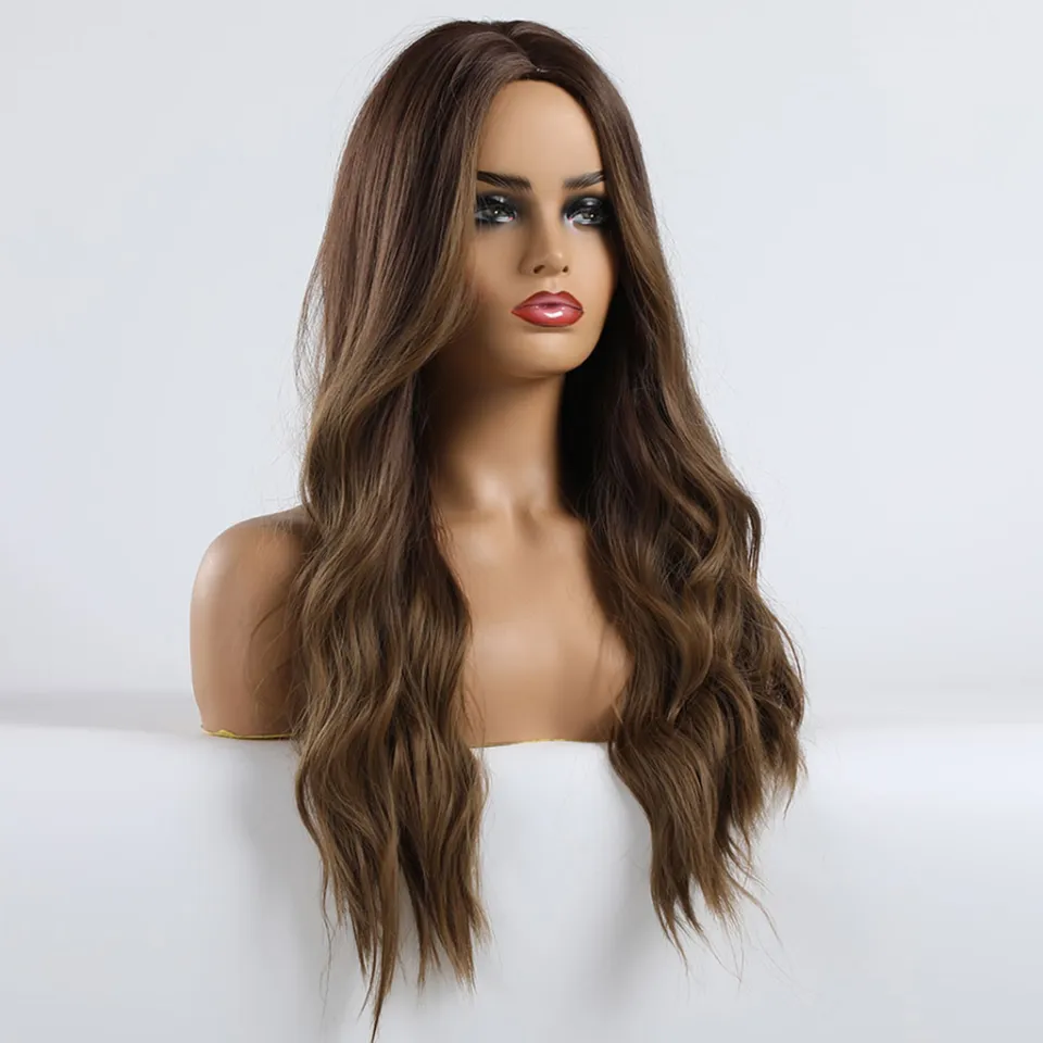 Moon Riverr Lace Front Wigs Long Wavy Synthetic Wig For Women