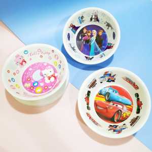 Cartoon Bowl Frozen Kitty Dinnerware Mangkuk