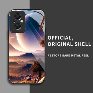 สำหรับ Oppo Reno 7Z 5G ภูมิทัศน์ทะเลทราย บุคลิกภาพทันสมัย เคสป้องกันศัพท์กันตก