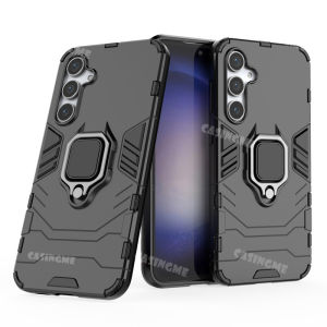 Samsung S25 S24 FE 2024 Hard Armor Shockproof Casing For Samsung Galaxy S24FE S24 S 24 24S FE S24 Plus SamsungS24FE 4G 5G 2024 Housing Stand Holder Phone Case Magnetic Ring Back Cover