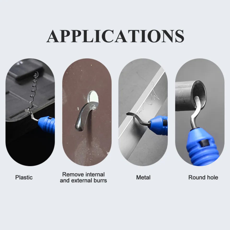 AMD016 Deburring Tool Set With 10Pcs Sharp Deburring Blades
