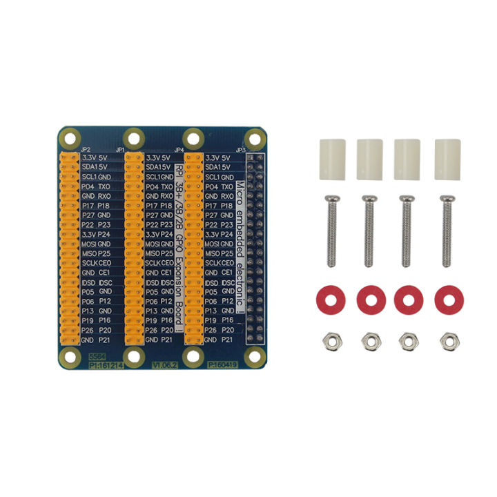 Raspberry Pi 4 Model B 3 x 40 Pin GPIO Adapter Extension Board 1 to 3 ...