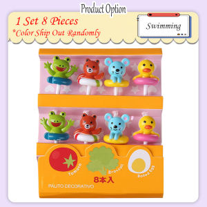 [Bento Accessories] Mini Fruit Picks Bento Fruit Fork Cute Bento Decoration Bento Accessories 便当签 水果叉 Garpu Bento - KW36