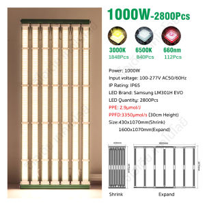 พร้อมส่ง🔥ไฟปลูกต้นไม้ LED Grow Light ขนาดใหญ่ 300W/400W/1000W โคมปลูกต้นไม ไฟปลูกพืช ช่วยการเจริญเติบโตของพืช