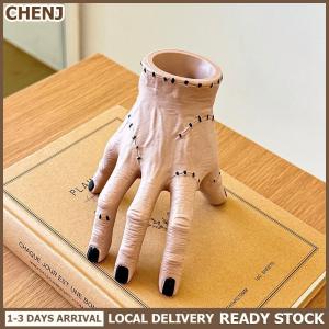 CHENJ Local Delivery Creative Horror Palm Pen Holder Gothic Claw Pen Holder Series Storage Box Storage Bucket Home DIY Decor Toy For Halloween Garden