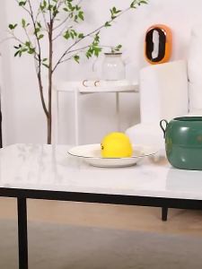 [Spot] Large transparent  holder tissue  storage  dust-proof flip-up cket with spring