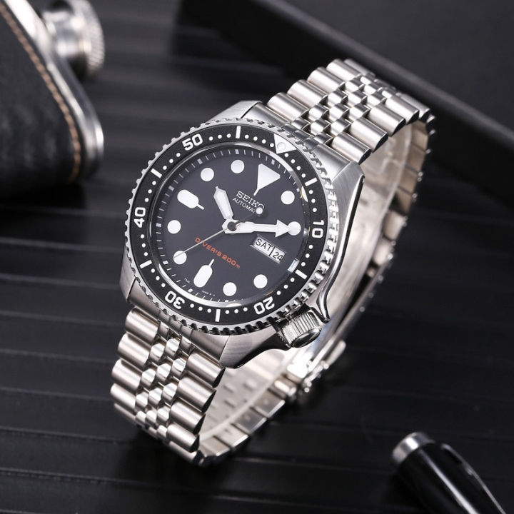 SEIKO New SKX007 Mens Water Ghost Mechanical Watch Professional