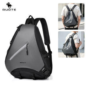 AUOTE Outdoor Chest Bag Men Women Multifunctional Hiking Bag Waterproof Crossbody Bow Bag Leisure Travel Shoulder Bag Lightweight Sports Fitness Bag Casual Camping Bag