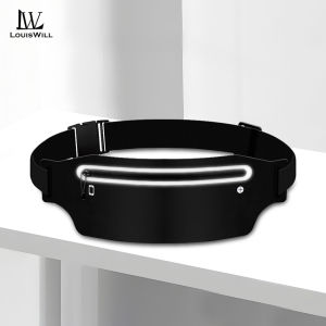 แฟชั่น LouisWill กระเป๋ากระเป๋ากีฬากลางแจ้งคาดเอวกระเป๋าคาดเอวคาดเอวกระเป๋าเข็มขัดเอวผู้ชายกระเป๋าวิ่งปรับได้กระเป๋าคาดหน้าอกกระเป๋าคาดตัวกันน้ำกระเป๋าคาดเอวคาดเอวใส่โทรศัพท์เข็มขัดจ๊อกกิ้งกระเป๋าคาดเอวพร้อมแถบสะท้อนแสงสำหรับออกกำลังกายกีฬา