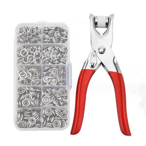 100 pcs Metal Snap Buttons with Fastener Pliers Tools 9.5mm for Sewing and Crafting