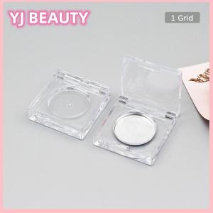 🔥🔥🔥yaojun Square Empty Eyeshadow Palette Plastic Cosmetic Container Clear Makeup Case