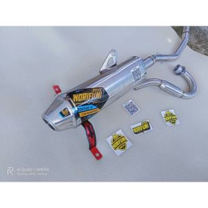KNALPOT NORIFUMI ROKET 4 COMPETISI PANJANG 30 CM PNP CRF KLX/DT WR 155 VIAR CROS 150/200