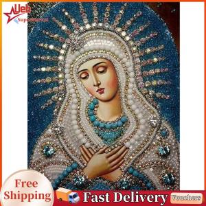 [Ueb]5D DIY Crystal Diamond Painting Religion Cross Stitch Kit Embroidery Mosaic