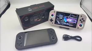 M26 Handheld Console 5 Inch 3D Handheld Game Console Large Screen HD PS1 Can be connected to TV Supports Dual Player Dual Handle