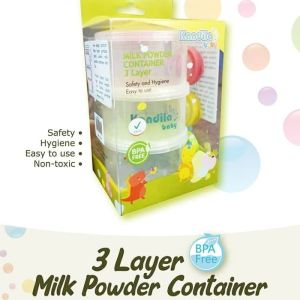 KANDILA Baby Milk Powder Container Tempat Susu Bubuk Bayi 3 Susun