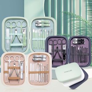 MOLISAN การขัดเงา มืออาชีพอย่างมืออาชีพ ทำให้เรียบเนียน ที่อุดหู เครื่องตัดเล็บ แหนบคิ้ว เล็บขัดเล็บ คีมตัดหนังกำพร้า เครื่องมือทำเล็บเท้า ชุดทำเล็บ ชุดกรรไกรตัดเล็บ ชุดเครื่องมือเล็บ