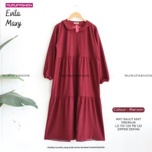 MUMU DRESS GAMIS HORNET KNIT JUMBO PREMIUM LD 120 BUSUI EVILA BY MUMU FASHION