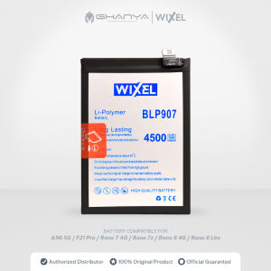 Baterai Pengganti WIXEL BLP907 untuk Oppo A96 5G/F21 Pro/Reno 7/8 Series - Kapasitas Real 4500mAh Dual Power