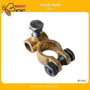 1PIECE UNIVERSAL BATTERY TERMINAL ZINC TYPE Small Hole BT-01Z QUEENBEE