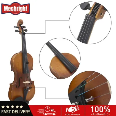 Mechright Dây đàn violin Dây đàn thay thế đàn violon Độ căng đồng đều bằng thép để biểu diễn