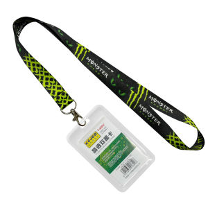 สายคล้องบัตรมอนส์เตอร์พร้อมกรอบพลาสติกใส สไตล์แฟชั่นสปอร์ต