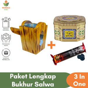 Paket Dupa Bukhur Bukhor Arab Salwa Odour By Surrati Asli Original 100 Gr Free Tempat Buhur Dan Arang Magic Termurah / Paketan Prapen Kramik Dan Bakhoor Bukhoor Bakhor Pewangi Pengharum Ruangan Aroma Gaharu Masjid Nabawi Free Areng Magic