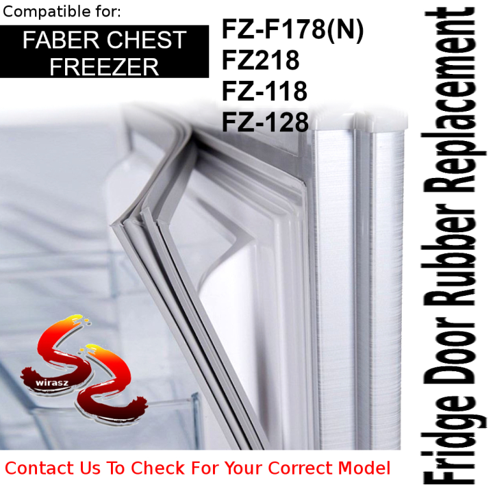 FABER CHEST FREEZER Refrigerator Fridge Door Seal Gasket Rubber