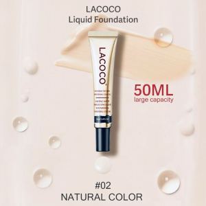 LACOCO BB Cream 50ML nourishing skin whitening concealer long-lasting matte long-lasting isolation liquid oil control and makeup setting Color Blemish Moisturizer Cosmetic Flawless Moisture foundation bb cream holic Acne Lightweight Balm Hydrate