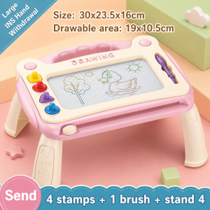 SOFTHOME Children Magnetic Drawing Board Color Graffiti Art Educational Doodle Drawing Board Drawin Early Educational Toy for Kids Gifts