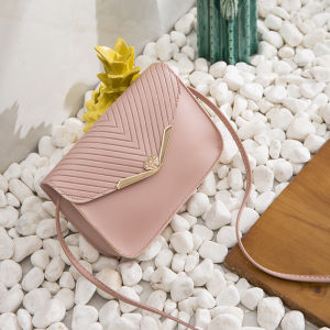 Tas Selempang Wanita Mini Sling Bag Jalan Simple Fashion Woman Korea Bahan Kulit PU BISA COD T43