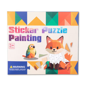 AUDUOYAYA Traffic Animal Puzzle Childrens Flat Toy Educational 3D Template Sticker Puzzle Sticker
