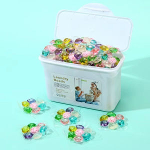 30/100pcs 7in1 Fragrance Laundry Beads Detergent Softener Anti-Mites FragranceBead