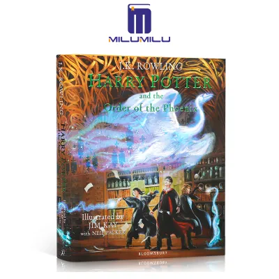 Harry Potter and the Order of the Phoenix Illustrated Edition (Harry Potter Book 5) Hardcover by J. K. Rowling Original English books