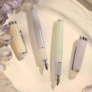 JINHAO 82 Fountain Pen 2026 Limited Flower Series EF/F Macaron Color Calligraphy Pen Office School Supplies Stationery