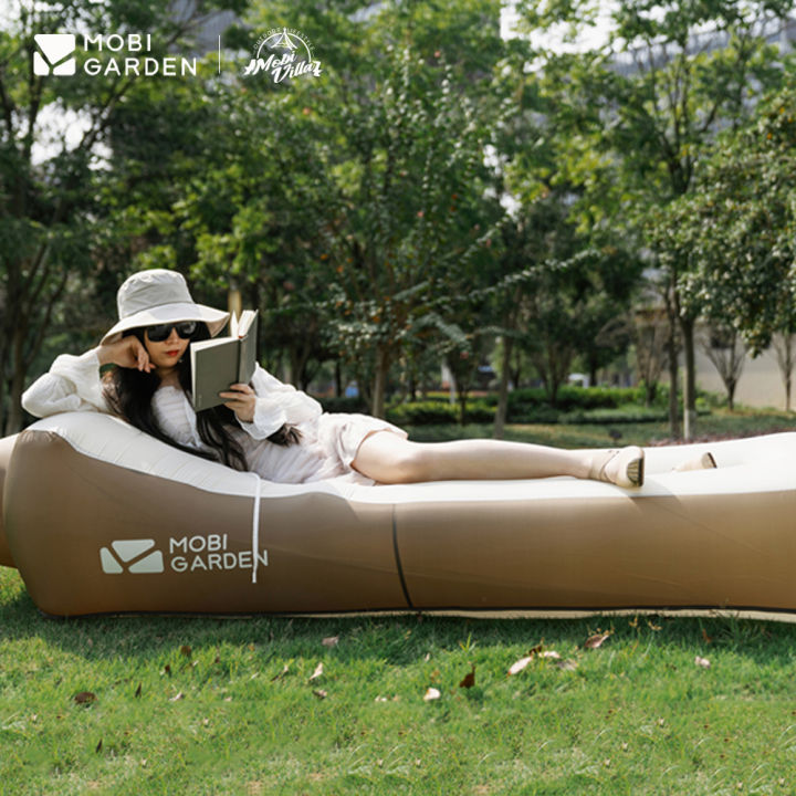 MOBI GARDEN Camping Ultra-light Air Lazy Inflatable Sofa Bed
