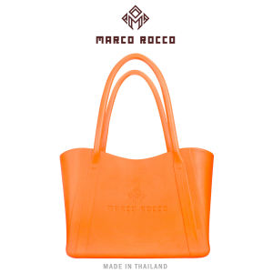 Marco Rocco กระเป๋าถือผู้หญิง วัสดุEVA สไตล์มินิมอล แบบกันน้ำ ความจุใหญ่ น้ำหนักเบา กระเป๋าสะพายแฟชั่น รุ่นBR3004