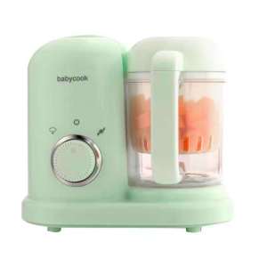 Máy làm đồ ăn dặm đa năng BABYCOOK có thể hấp nấu xay và nghiền thực phẩm trong cùng một thiết bị